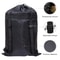 Water proof, Heavy Duty Back pack, Black One Size, Polyester Laundry Bag, Camping Travel Large Clothing Storage Bag