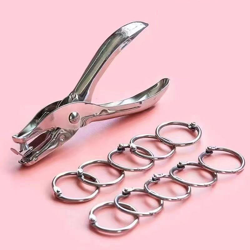 Single Hole Puncher, Metal Pore Diameter Punch, Punch Pliers, Hand Paper Scrap Booking Punches, Punching Tools