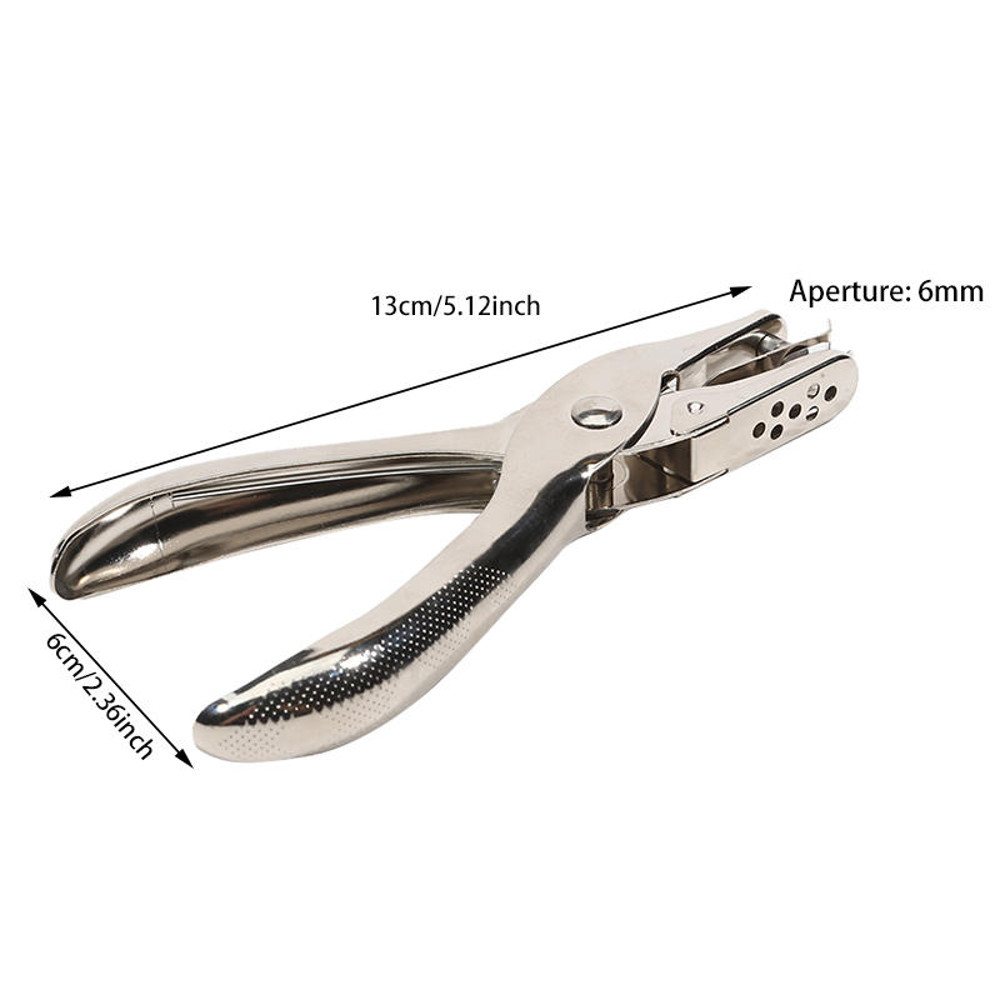 Single Hole Puncher, Metal Pore Diameter Punch, Punch Pliers, Hand Paper Scrap Booking Punches, Punching Tools