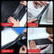 Carbon Fiber Sticker Paste, Anti Scratch Waterproof Film, Matte Black Nano Sticker for Car Threshold Protection