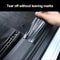 Carbon Fiber Sticker Paste, Anti Scratch Waterproof Film, Matte Black Nano Sticker for Car Threshold Protection