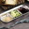 Stainless Steel 3compartment Dip Tray BBQ Seasoning Sauce Tray Restaurant Cutlery For Sauces Spice 2