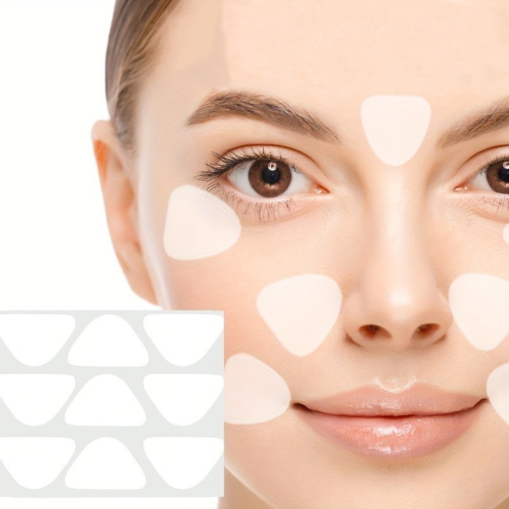 Forehead Nasolabial Fold Patch Transparent Invisible Smile Patterns PE Material Nasolabial Patch Fo 2