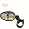 Acrylic Convex Oval Bike Mirrors 360 Rotatable Handle Bar Mount Shock Proof Rear View For Cycling 6