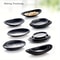 Multifunctional Oval Tray Frosted Black Jewellery Key Organiser Kitchen Supplies Ring Holder 2