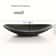 Multifunctional Oval Tray Frosted Black Jewellery Key Organiser Kitchen Supplies Ring Holder 3