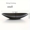 Multifunctional Oval Tray Frosted Black Jewellery Key Organiser Kitchen Supplies Ring Holder 3