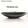 Multifunctional Oval Tray Frosted Black Jewellery Key Organiser Kitchen Supplies Ring Holder 4