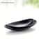 Multifunctional Oval Tray Frosted Black Jewellery Key Organiser Kitchen Supplies Ring Holder 5
