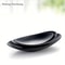 Multifunctional Oval Tray Frosted Black Jewellery Key Organiser Kitchen Supplies Ring Holder 5