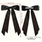 Satin double-layer ribbon bow hair clip for girls, high-end hair clip for daily or holiday hairstyle accessories