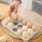 Large Capacity Egg Storage Container, Egg Fresh Storage Box for Fridge, Plastic Egg Holder for Refrigerator