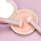 Concealer brush small sponge, pink handle beauty tool, highlight brush for acne and blemish coverage
