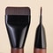 Ultra Thin Foundation Brush with Wooden Handle, Nylon Bristles for All Skin Types