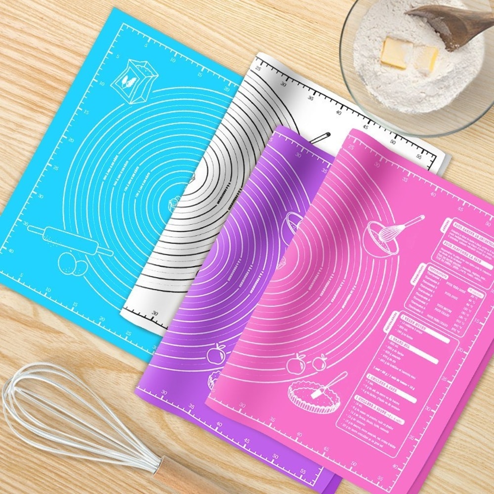 Kneading Dough Pad With Scale NonStick Kitchen Baking Pad 0