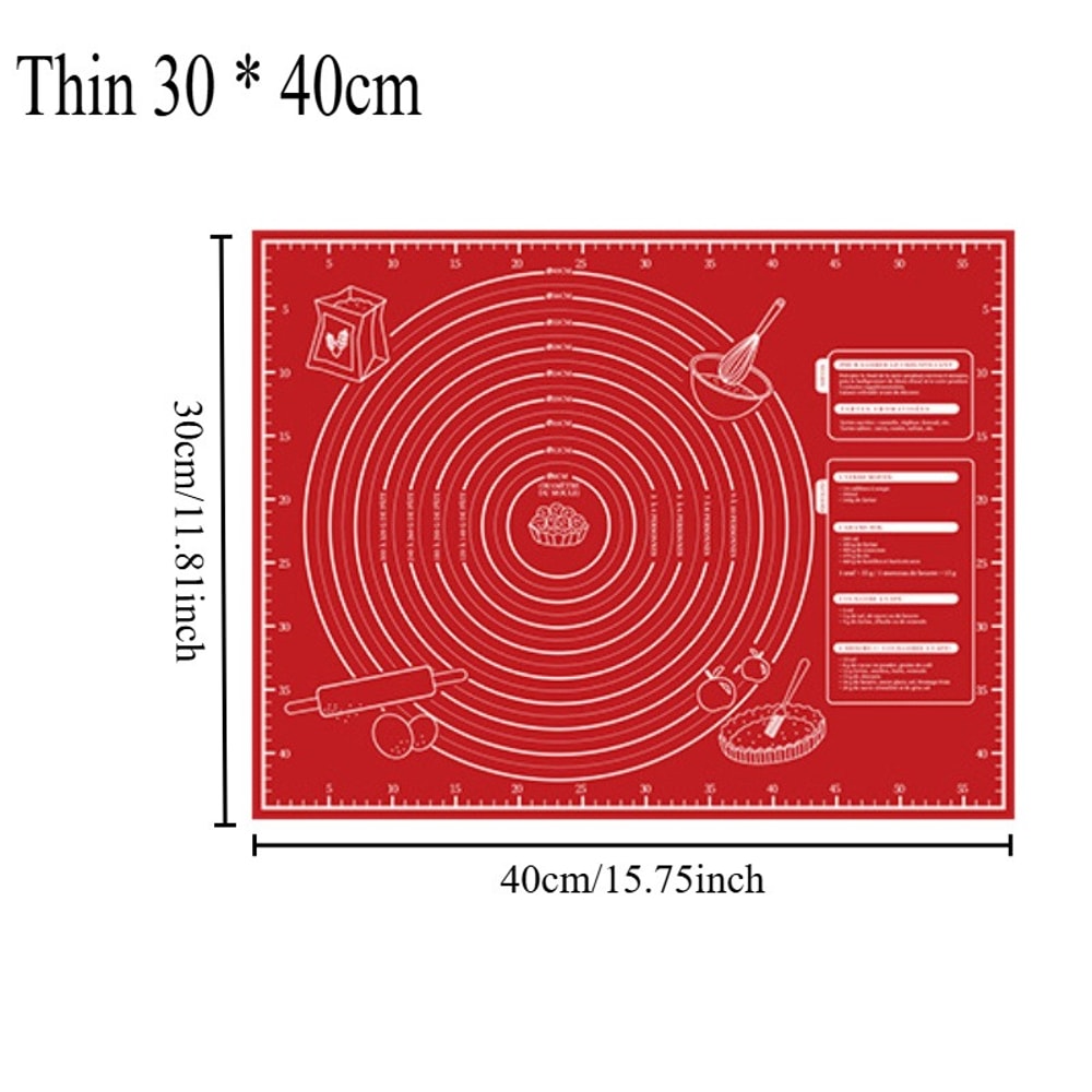Kneading Dough Pad With Scale NonStick Kitchen Baking Pad 4