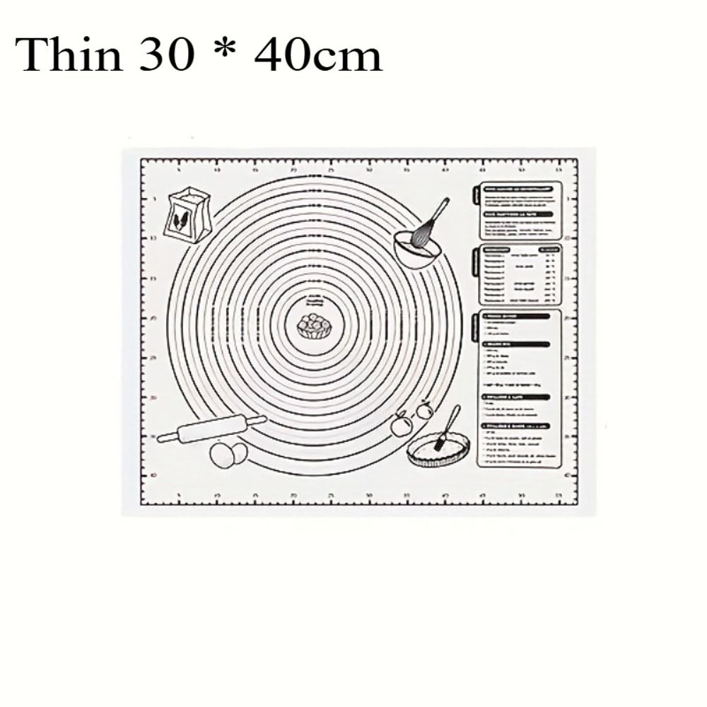 Kneading Dough Pad With Scale NonStick Kitchen Baking Pad 7
