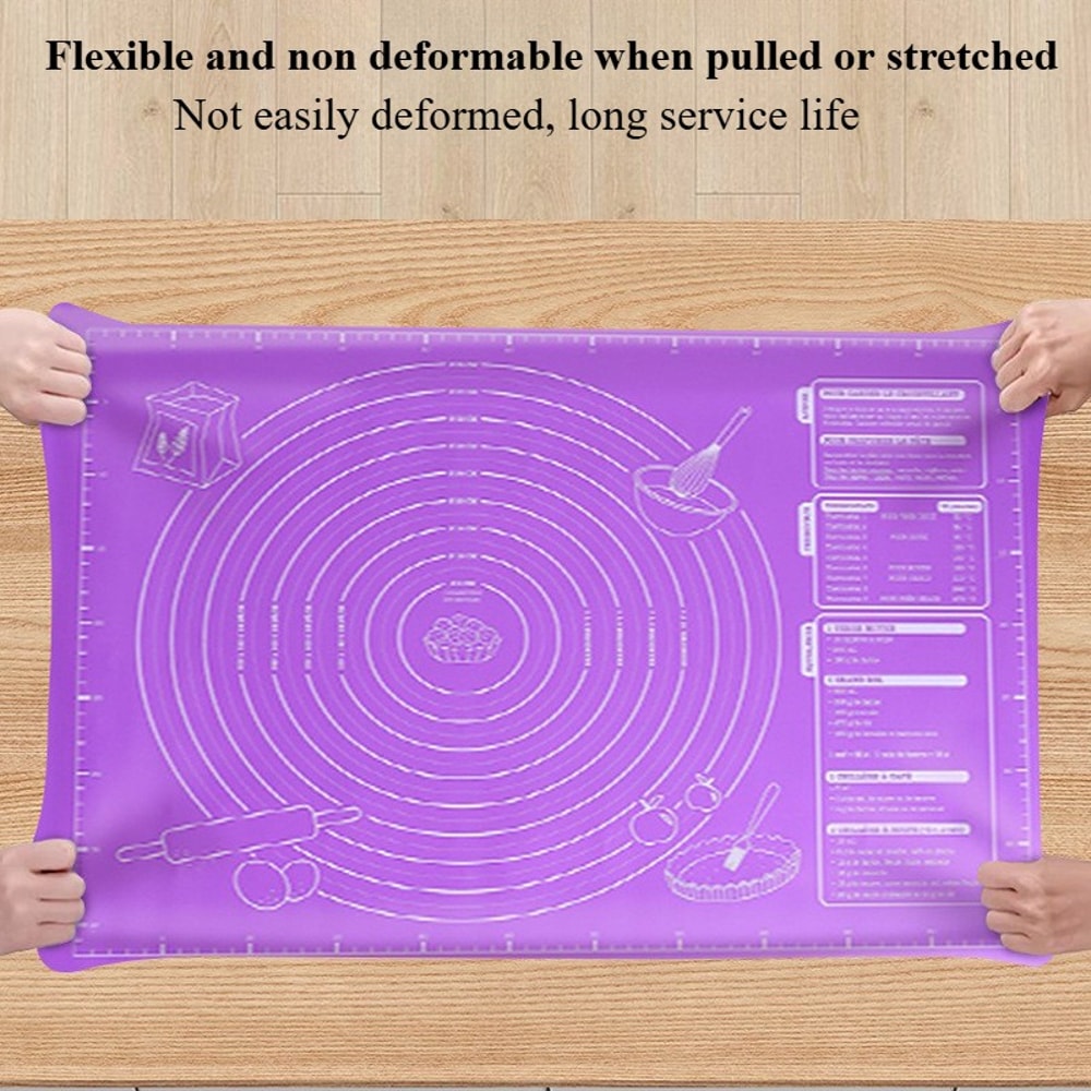 Kneading Dough Pad With Scale NonStick Kitchen Baking Pad 5