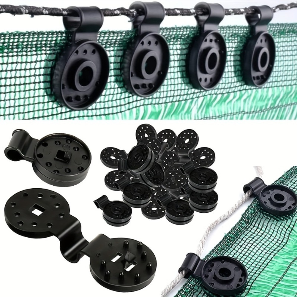 Sunshade Net Fixing Clip, Anti Ageing Circular Web Clip, Sunshade Net Camping Tent Accessories