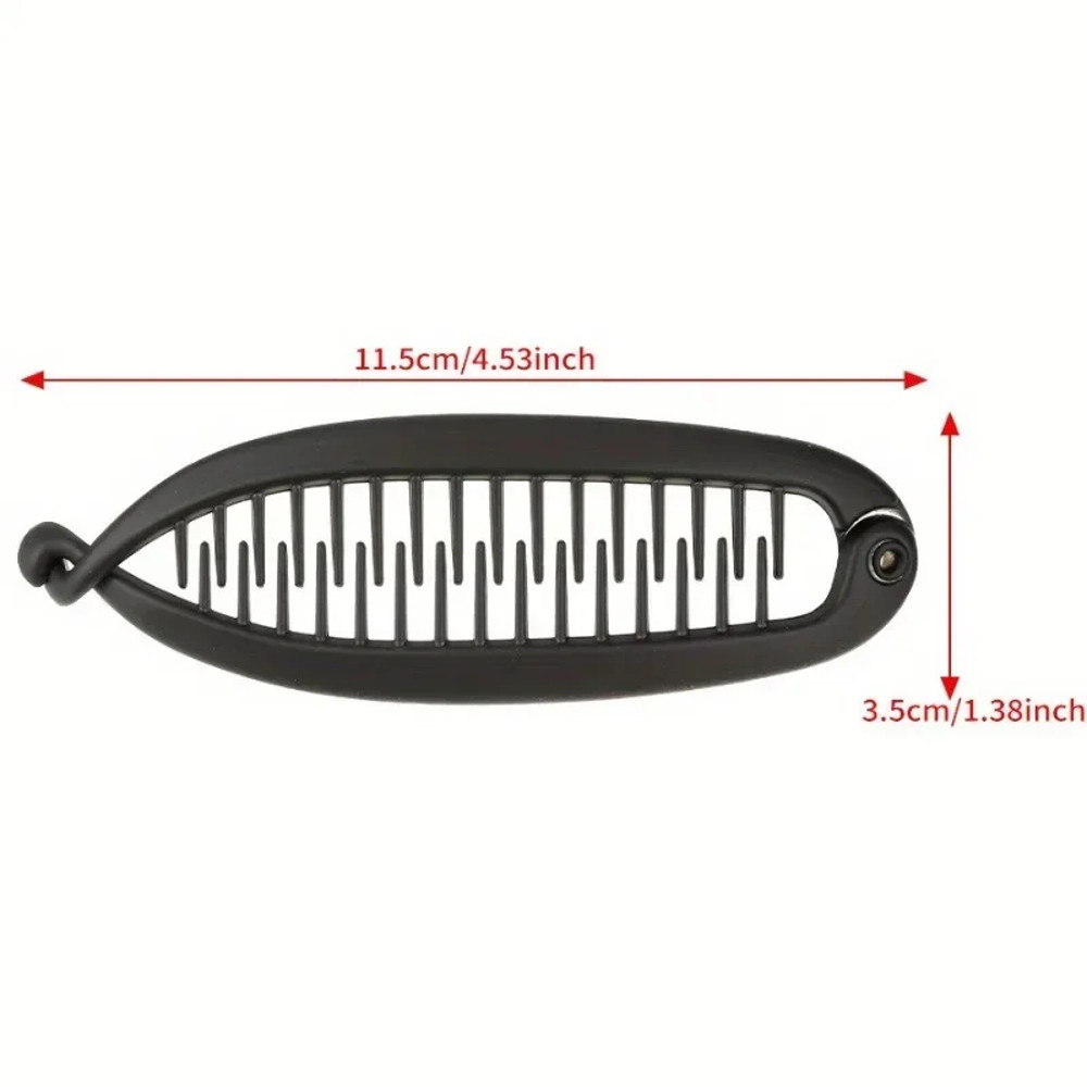 Modern Style Fish Tail Hair Pin Plastic Material For Daily Styling And Gifts 1