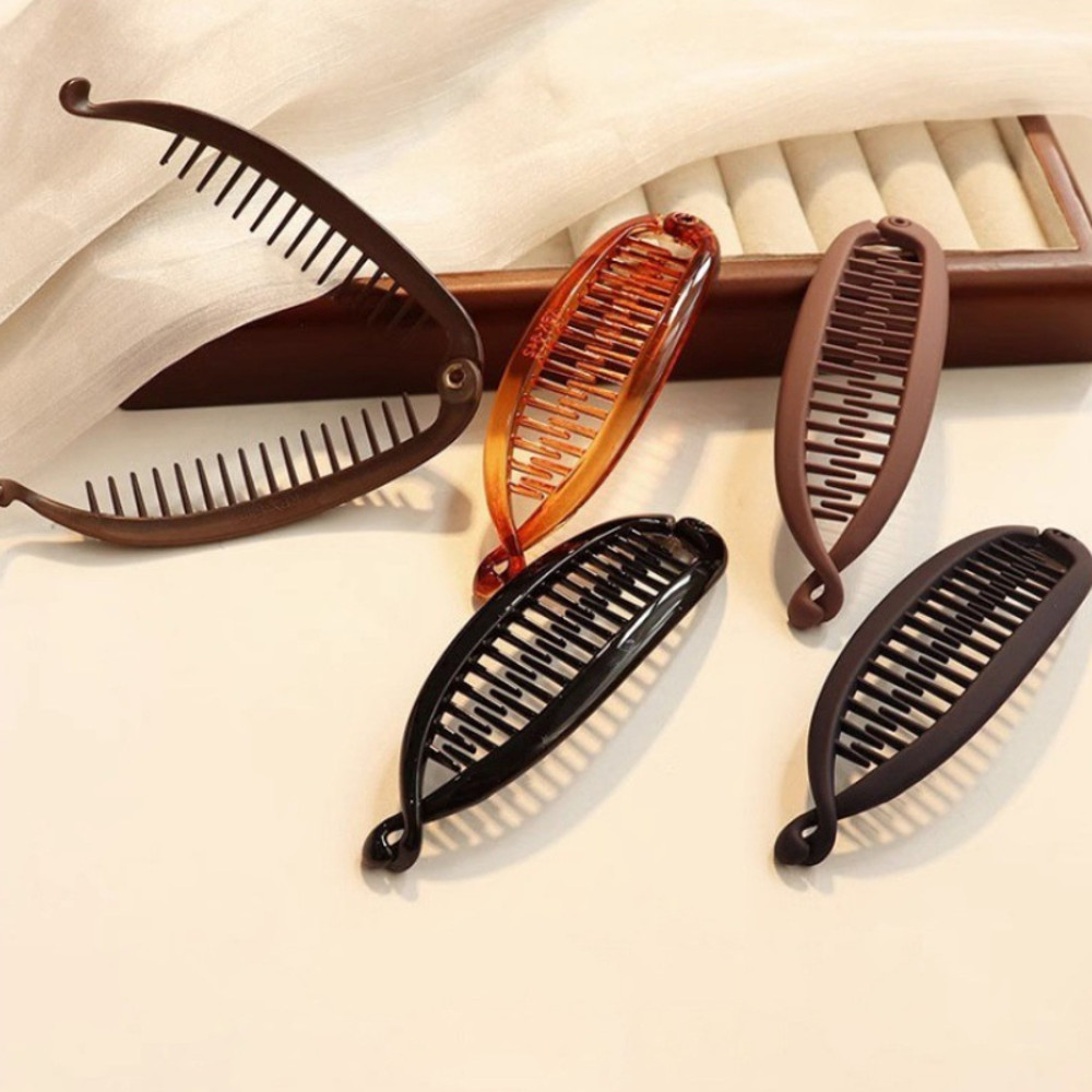 Modern Style Fish Tail Hair Pin Plastic Material For Daily Styling And Gifts 2