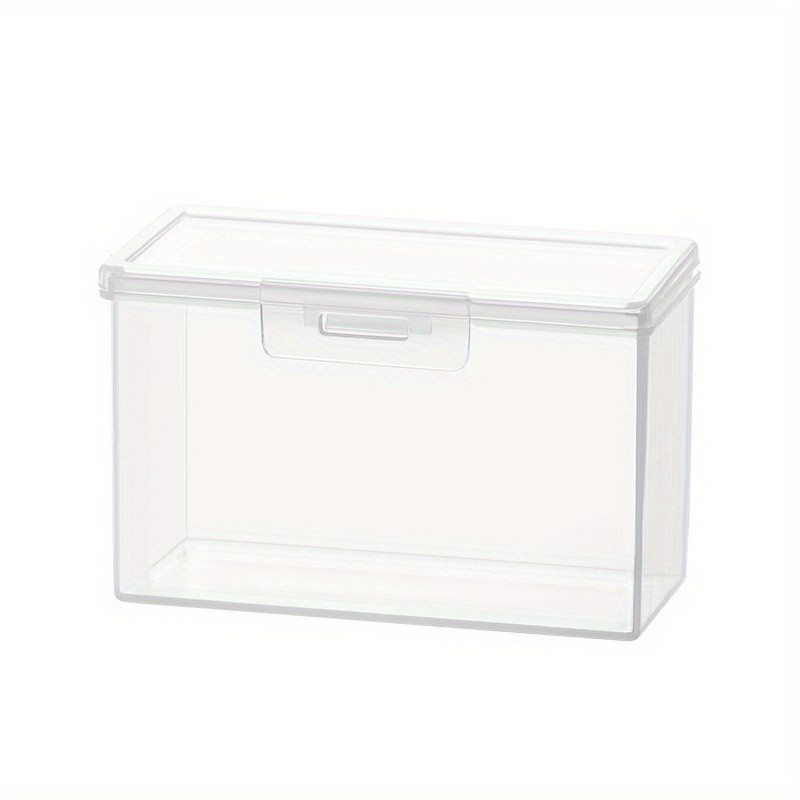 Transparent Plastic Storage Box Multi Functional Storage Solution For Organising Photo Cards And Sm 4