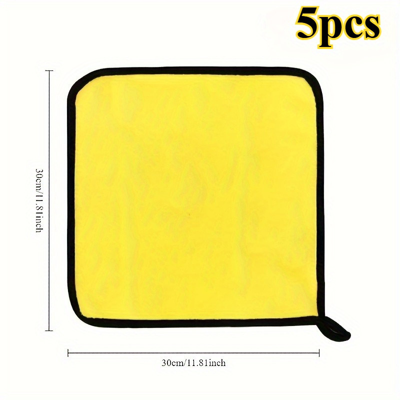 Microfiber Car Cleaning Towel Absorbent Car Towel Fine Cleaning Cloth For Cars 2