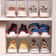 Acrylic Children Shoe Organiser Compartments Transparent Shoe Rack Baby Shoe Storage Shelf 2
