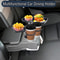 Detachable Car Cup Holder Tray Expandable Food Table With 360 Rotating Design 2