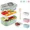 Convenient Insulated Lunch Box Oval Sealed Freshkeeping Box For Adults 0