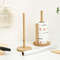 Kitchen Wooden Roll Paper Towel Holder, Bathroom Tissue Vertical Stand, Disposable Paper Pot Storage Accessories