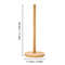 Kitchen Wooden Roll Paper Towel Holder, Bathroom Tissue Vertical Stand, Disposable Paper Pot Storage Accessories