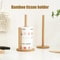Kitchen Wooden Roll Paper Towel Holder, Bathroom Tissue Vertical Stand, Disposable Paper Pot Storage Accessories