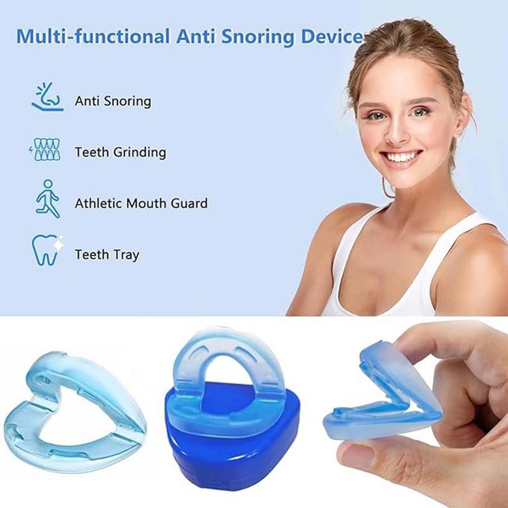 Anti Snoring Mouthpiece Reusable Snore Solution Reduce Snoring Aid 1
