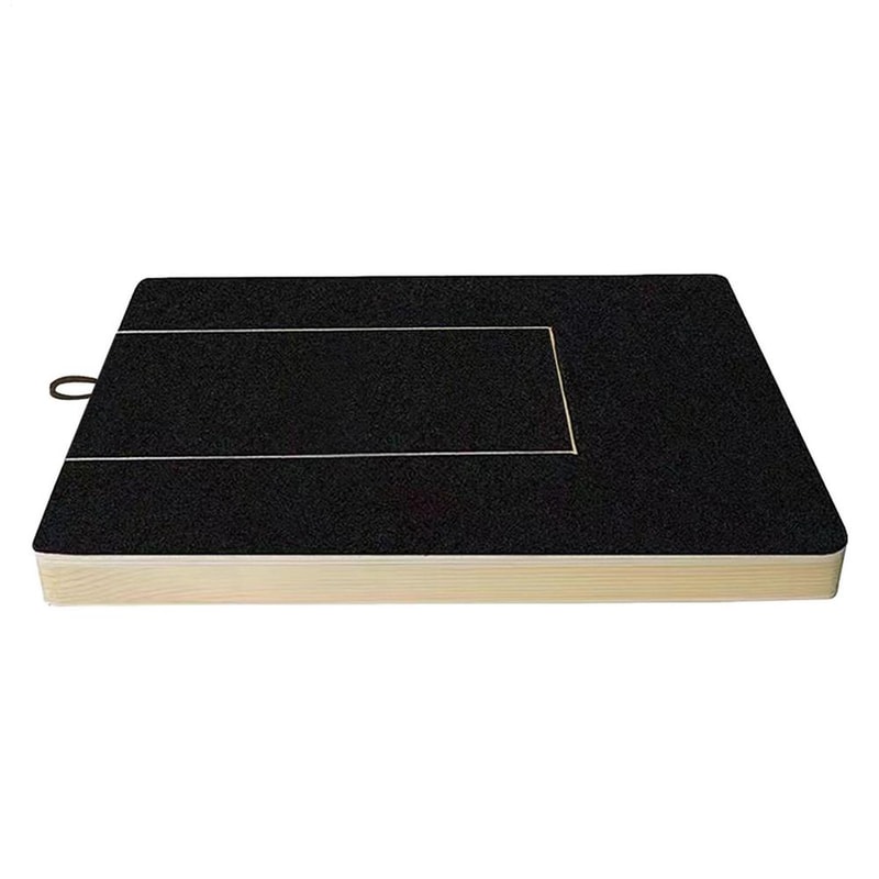 Adjustable Dog Nail File Board Wooden Scratching Board for Pet Grooming, Safe Nail Trimming Self Scratcher Toy