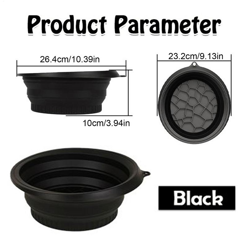 Portable Face Ice Bath Bowl, Skin Care Tool, Folding Ice Facial Washbasin for Home and Travel