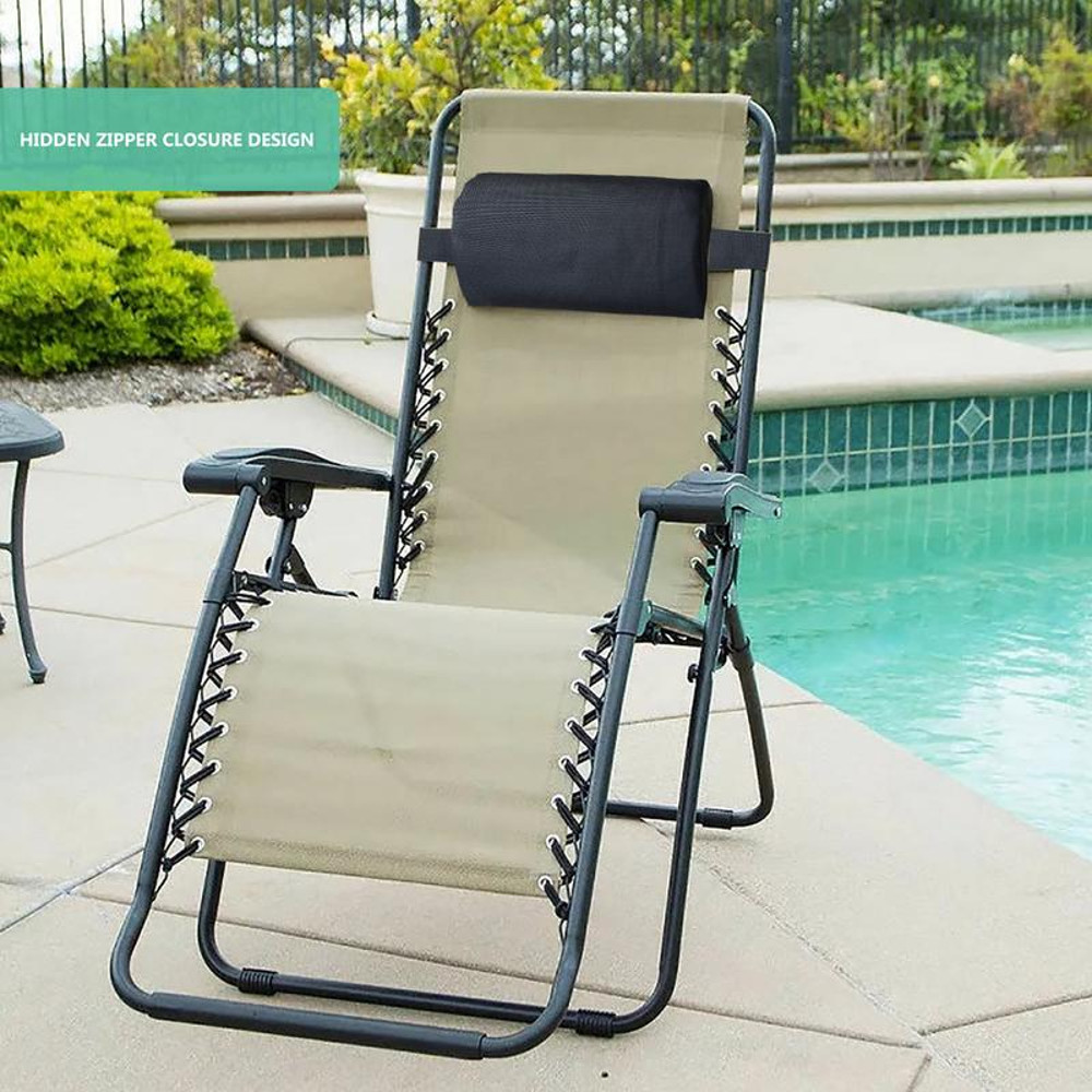 Pool Lounge Chair Pillow Universal Removable Ledge Lounger Pillow With Strap Camp Terrace Lounge Ch 3