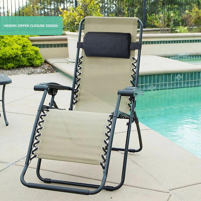 Pool Lounge Chair Pillow Universal Removable Ledge Lounger Pillow With Strap Camp Terrace Lounge Ch 3