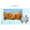 TV Antenna Satellite Splitter, Coaxial Cable TV Signal Splitter, F-Type Socket Female Connector