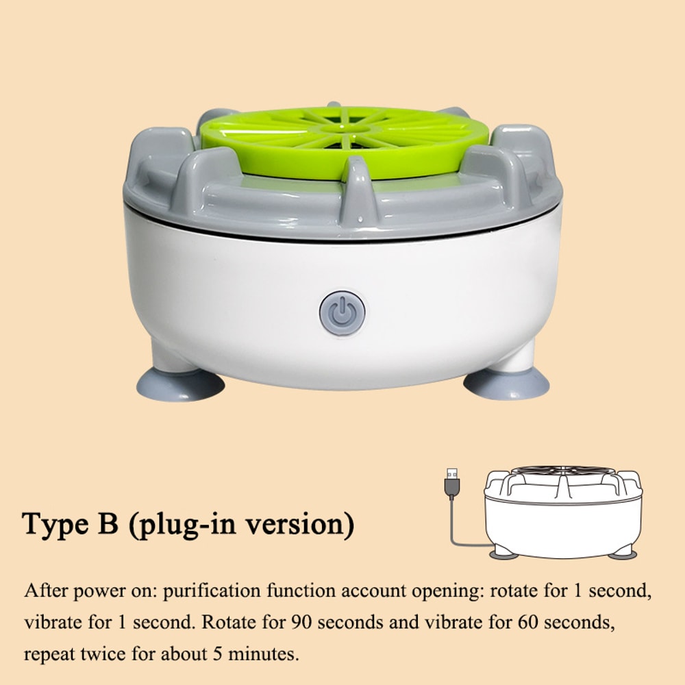 Waterproof Electric Fruit and Veggie Purifier, Food Cleaner Machine