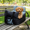 Portable Dog Car Seat, Pet Puppy Booster Travel Bed, Carrier Cushion with Storage Pocket