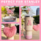 Cup Accessory Set For Stanley Butterfly Straw Cover Cap Silicone Boot Charm Initials Sticker Spill 3