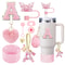 Cup Accessory Set For Stanley Butterfly Straw Cover Cap Silicone Boot Charm Initials Sticker Spill 0