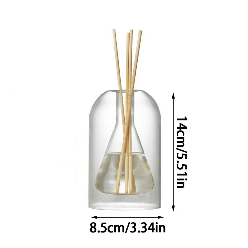 Aroma Therapy Diffuser Bottle Glass Essential Oil Modern Home Decorations Diffuser Sticks Storage C 6