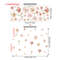 Flowers Wall Stickers Child Water Colour Bedroom Decor Living Room Home Art Eco Friendly Removable 14