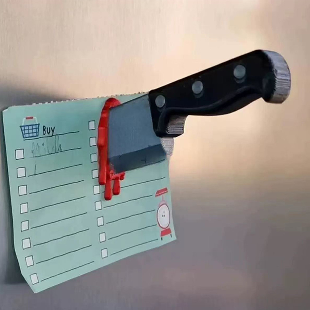 Mini Funny Knife Magnetic Fridge Stickers, Fun Axe Fridge Magnet, Home Accessories, Home Decorations