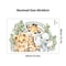 Cartoon Cute Smiling Face Wall Sticker Lion Giraffe Elephant Leaf Rainbow Decor For Kids Room Bedro 6