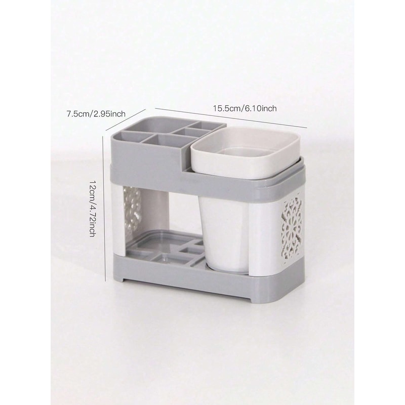 Toothbrush Holder With Gargle Cups Set Creative Couple Home Bathroom Toothbrush Rack Cup Holder Mod 5