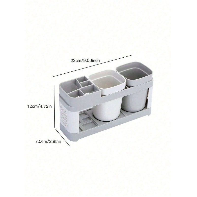 Toothbrush Holder With Gargle Cups Set Creative Couple Home Bathroom Toothbrush Rack Cup Holder Mod 6