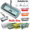 Foldable Mop Bucket Large Rectangular Laundry Barrel SpaceSaving Reusable Household Cleaning Basin 0